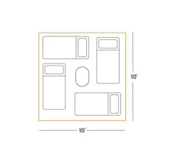 White Duck Prota Canvas Tent Deluxe - 10ft X 10ft -Outdoor Camping Sales 10x10 2.jpg Good2goco