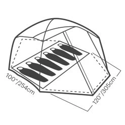 Eureka Space Camp Tent -Outdoor Camping Sales 1102270 detail10 Good2goco