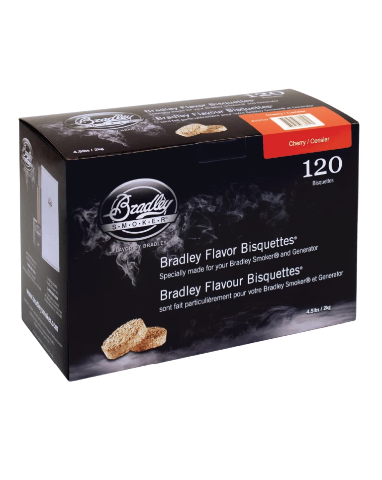Bradley Smoker Cherry Wood Bisquettes - 120 Pack 1 Bradley Smoker Cherry Wood Bisquettes - 120 Pack