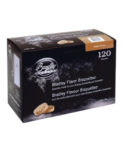 Bradley Smoker Maple Wood Bisquettes - 120 Pack