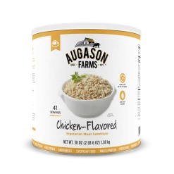 Augason Farms Chicken Flavored Vegetarian Meat Substitute #10 Can