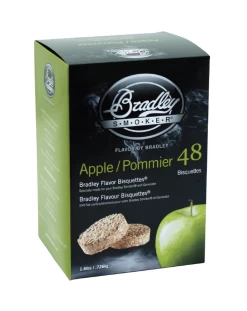 Bradley Smoker Apple Wood Bisquettes - 48 Pack