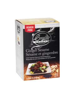 Bradley Smoker Premium Ginger Sesame Flavour Wood Bisquettes - 48 Pack