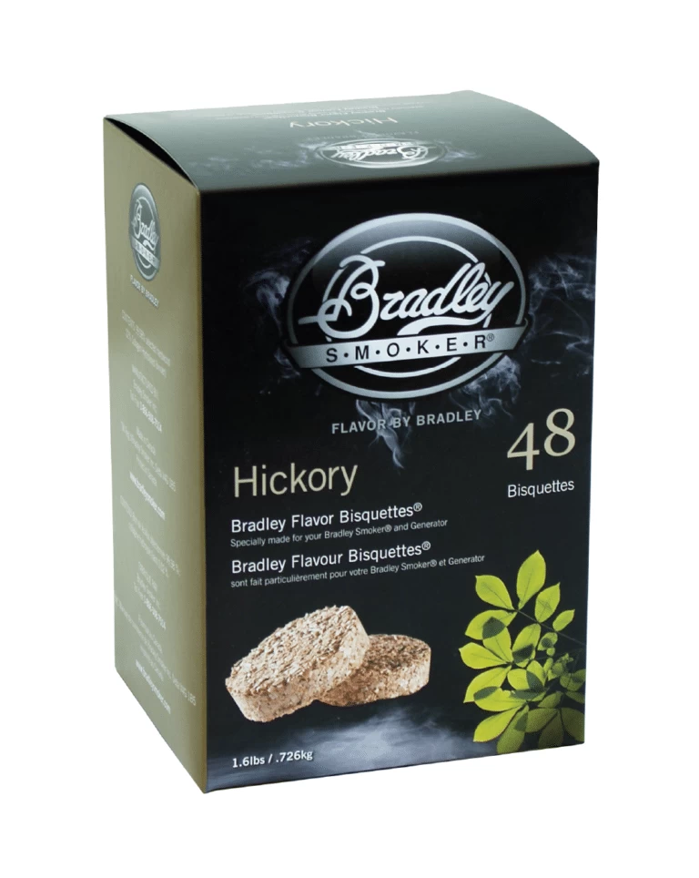 Bradley Smoker Hickory Wood Bisquettes - 48 Pack 1 Bradley Smoker Hickory Wood Bisquettes - 48 Pack