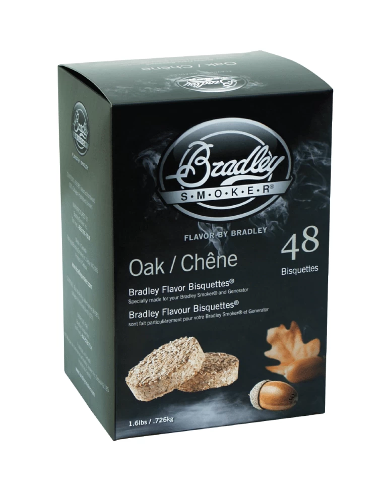 Bradley Smoker Oak Wood Bisquettes - 48 Pack 1 Bradley Smoker Oak Wood Bisquettes - 48 Pack