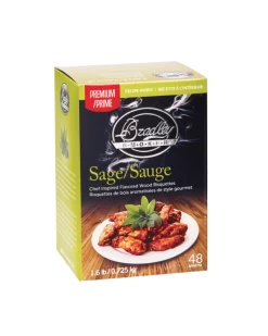 Bradley Smoker Premium Sage Flavour Wood Bisquettes - 48 Pack