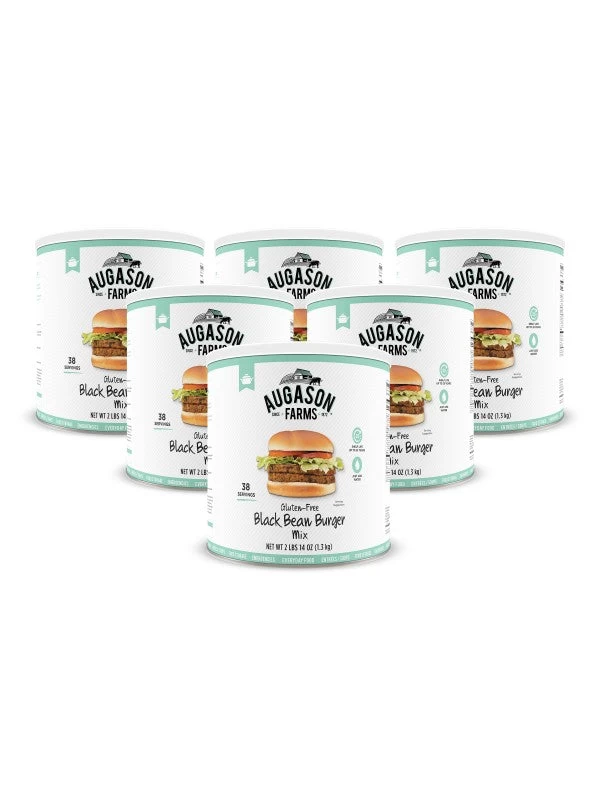 Augason Farms Black Bean Burger 6-Pack 1 Augason Farms Black Bean Burger 6-Pack