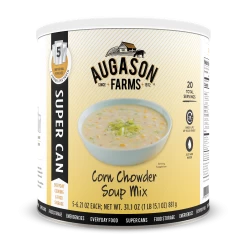 Augason Farms Corn Chowder Soup Super Can