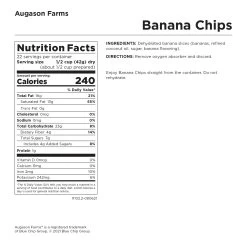 Augason Farms Banana Chips #10 Can -Outdoor Camping Sales 5 11102 4 Augason Farms Emergency Survival Food Banana Chips 10 Can Good2GoCo