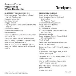 Augason Farms Freeze Dried Whole Blueberries #10 Can 12 Augason Farms Freeze Dried Whole Blueberries #10 Can -Outdoor Camping Sales 5 11106 5 Augason Farms Emergency Survival Food Freeze Dried Blueberries 10 Can Good2GoCo