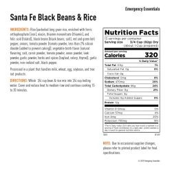 Emergency Essentials Santa Fe Black Beans & Rice #10 Can -Outdoor Camping Sales 5 13076 4 Emergency Essentials Black Bean Rice Can 900x900 1