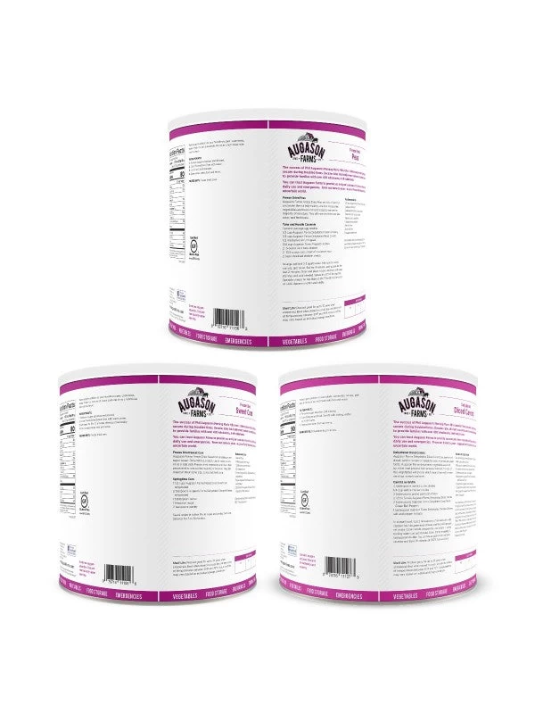 Augason Farms Essential Vegetable Variety 3-Pack 2 Augason Farms Essential Vegetable Variety 3-Pack - Image 2