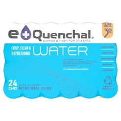 Augason Farms EQuenchal Drinking Water 11 Augason Farms EQuenchal Drinking Water -Outdoor Camping Sales 5 18750 3 Augason Farms eQuenchal Can 24 Pack Shrink 640x 2048x Good2GoCo