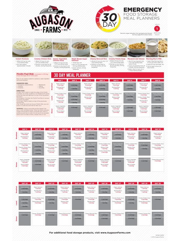 Augason Farms 1-Year 1-Person Emergency Evacuation Food Supply Kit 5 Augason Farms 1-Year 1-Person Emergency Evacuation Food Supply Kit - Image 5