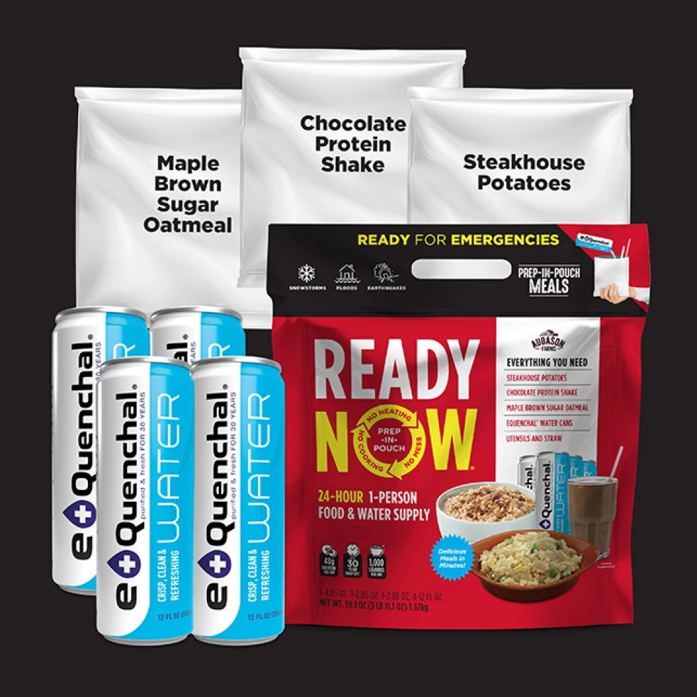AUGASON FARMS READY NOW 24-Hour 1-Person Food & Water Supply (Steakhouse - Single) 3 AUGASON FARMS READY NOW 24-Hour 1-Person Food & Water Supply (Steakhouse - Single) - Image 3