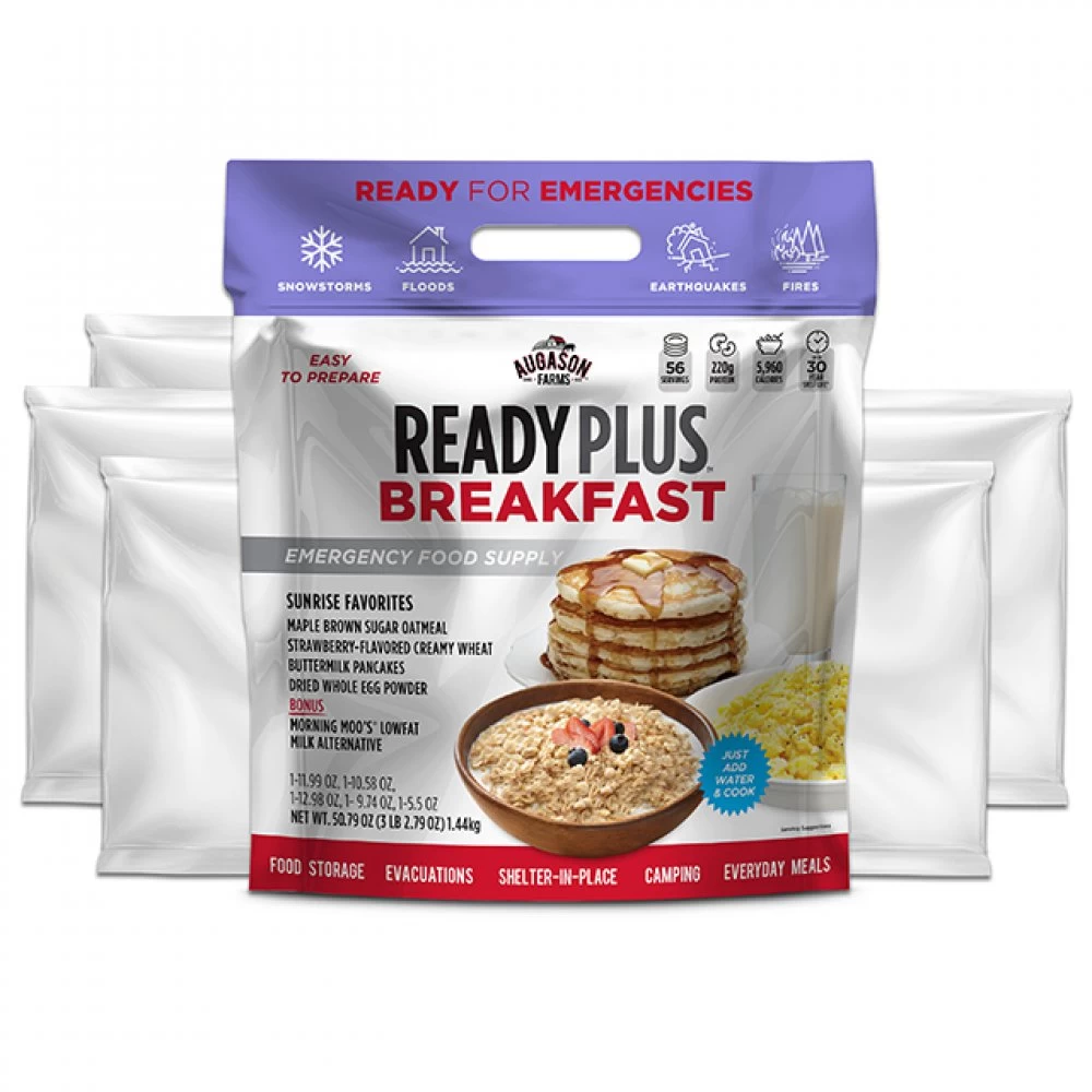 Augason Farms Ready PLUS Breakfast Emergency Food Supply (Single) 3 Augason Farms Ready PLUS Breakfast Emergency Food Supply (Single) - Image 3
