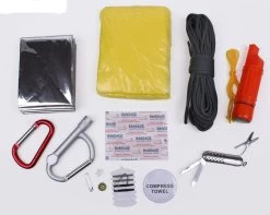 Rothco Water Bottle Survival Kit With MOLLE Compatible Pouch 10 Rothco Water Bottle Survival Kit With MOLLE Compatible Pouch -Outdoor Camping Sales 5283 F