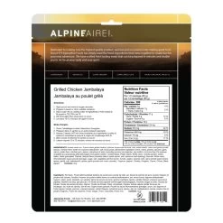 AlpineAire Grilled Chicken Jambalaya -Outdoor Camping Sales 61315 Grilled Chicken Jambalaya