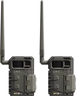 SpyPoint LM2 Cellular Trail Camers Twin Pack