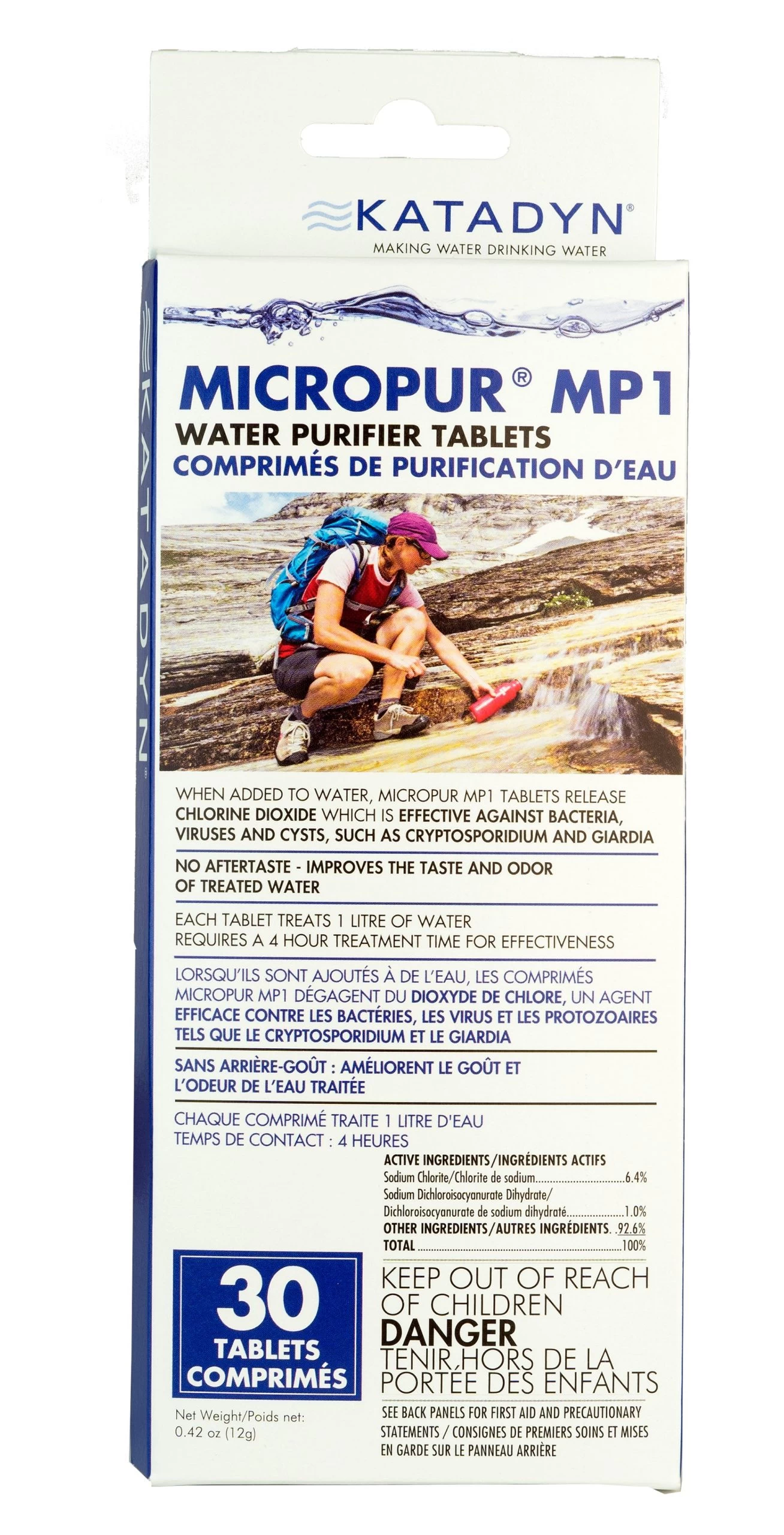 Katadyn Micropur MP1 Water Purifier Tablets (Package Of 30) 1 Katadyn Micropur MP1 Water Purifier Tablets (Package Of 30)