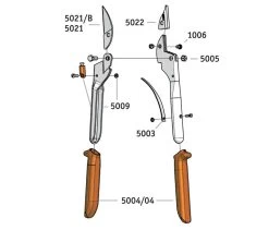 LOWE 5.124 Small Anvil Pruner With Pointed Blade -Outdoor Camping Sales 880449538.jpg Good2goco