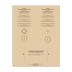 Rite In The Rain Weatherproof 25 Meter Target- 100 Pack 9 Rite In The Rain Weatherproof 25 Meter Target- 100 Pack -Outdoor Camping Sales 9126 pattern back