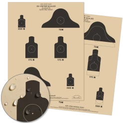 Rite In The Rain Weatherproof 25m Slow Fire Qualification Targets - 100 Pack