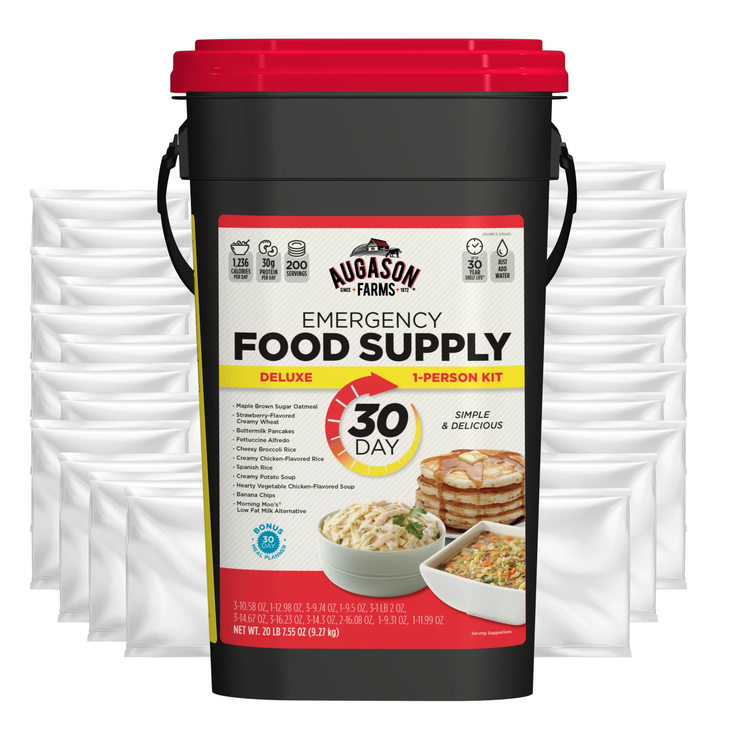Augason Farms Deluxe Emergency 30-Day Food Supply (1 Person) 4 Augason Farms Deluxe Emergency 30-Day Food Supply (1 Person) - Image 4
