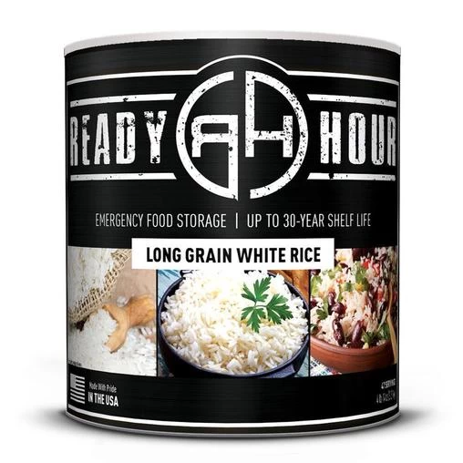 Ready Hour Long Grain White Rice #10 Can 1 Ready Hour Long Grain White Rice #10 Can