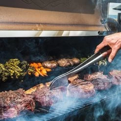 Traeger BBQ Tongs -Outdoor Camping Sales BBQ Grilling Tongs Background Mobile Traeger Wood Pellet Grills