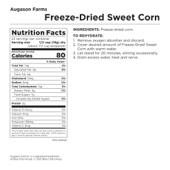 Augason Farms Freeze Dried Sweet Corn #10 Can 16 Augason Farms Freeze Dried Sweet Corn #10 Can -Outdoor Camping Sales BrfDH cg Good2goco
