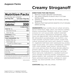 Augason Farms Creamy Stroganoff Super Can -Outdoor Camping Sales CVVV5W A Good2goco