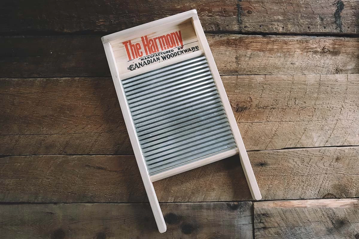 Canadian Woodenware Harmony Metal Washboard 2 Canadian Woodenware Harmony Metal Washboard - Image 2