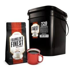 Franklin's Finest Survival Coffee (720 Servings, 1 Bucket)