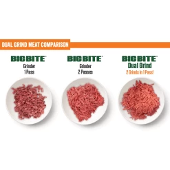 LEM Big Bite Dual Grind Attachment 11 LEM Big Bite Dual Grind Attachment -Outdoor Camping Sales DualGrind Meat