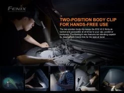 Fenix E12 V2.0 160 Lumens AA EDC Flashlight -Outdoor Camping Sales E12 V2.0 E 09