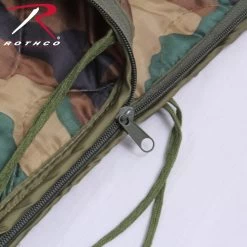 Rothco Enhanced G.I. Type Zippered Poncho Liner -Outdoor Camping Sales Enhanced gi type rip stop poncho liner with zipper woodland camo 3 Good2GoCo