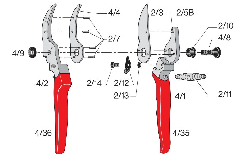 Felco 4 Pruning Shear 3 Felco 4 Pruning Shear - Image 3