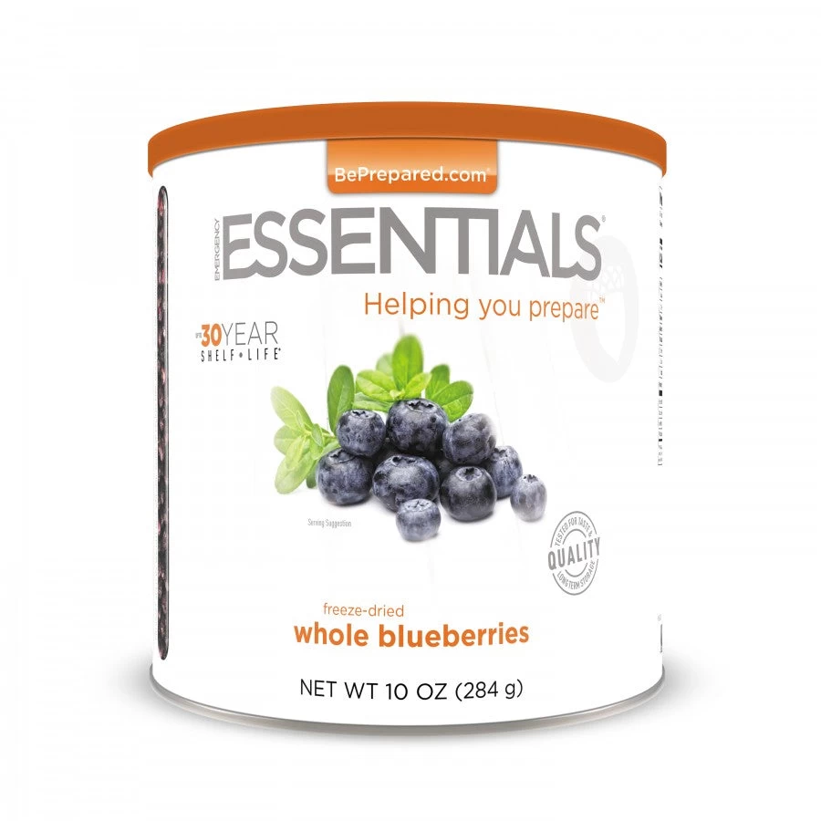 Emergency Essentials Freeze-Dried Whole Blueberries Large Can 1 Emergency Essentials Freeze-Dried Whole Blueberries Large Can