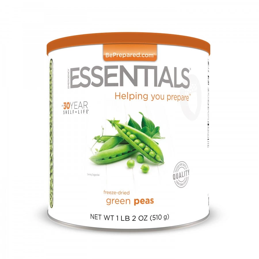 Emergency Essentials Freeze-Dried Green Peas Large Can 1 Emergency Essentials Freeze-Dried Green Peas Large Can