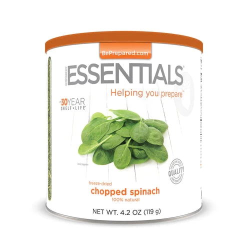 Emergency Essentials Freeze-Dried Chopped Spinach Large Can 2 Emergency Essentials Freeze-Dried Chopped Spinach Large Can - Image 2
