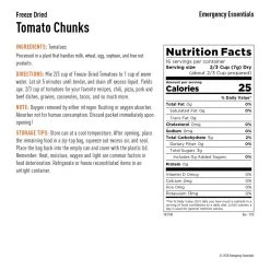 Emergency Essentials Freeze Dried Tomato Chunks - Large Can 7 Emergency Essentials Freeze Dried Tomato Chunks - Large Can -Outdoor Camping Sales FN T180 4 900x900 1