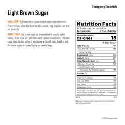 Emergency Essentials Light Brown Sugar Large Can 6 Emergency Essentials Light Brown Sugar Large Can -Outdoor Camping Sales FS C160 4BrownSugarNut 900x900 1