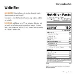 Emergency Essentials White Rice Large Can -Outdoor Camping Sales FS G130 4WhiteRiceNut 900x900 1