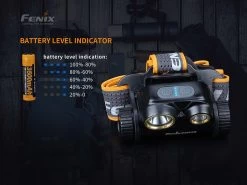 Fenix HM65R Rechargeable Headlamp -Outdoor Camping Sales Fenix HM65R battery level c727cf1f c4ae 49a1 9b64 3364a9fa1105