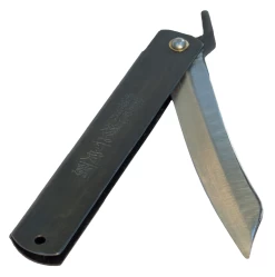 Gyokucho High Carbon Steel HIGO Knife (120mm) Black Handle