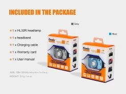 Fenix HL32R USB Rechargeable Headlamp 17 Fenix HL32R USB Rechargeable Headlamp -Outdoor Camping Sales HL32R Headlamp package