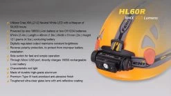 Fenix HL60R Headlamp 38 Fenix HL60R Headlamp -Outdoor Camping Sales HL60R 16