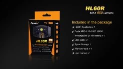 Fenix HL60R Headlamp 39 Fenix HL60R Headlamp -Outdoor Camping Sales HL60R 17
