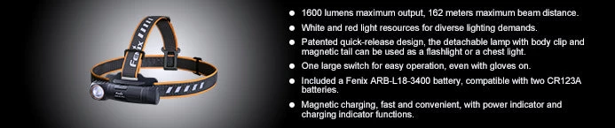 Fenix HM61R V2.0 Multifunctional Rechargeable Headlamp 13 Fenix HM61R V2.0 Multifunctional Rechargeable Headlamp - Image 13